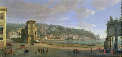 The Riviera of Chiaia at Naples by Gaspar van Wittel